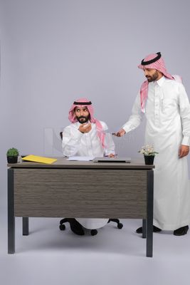 Two Gulf men at work