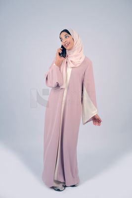 Gulf girl talking on phone