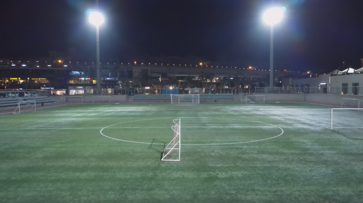 Video of a view of a football stadium