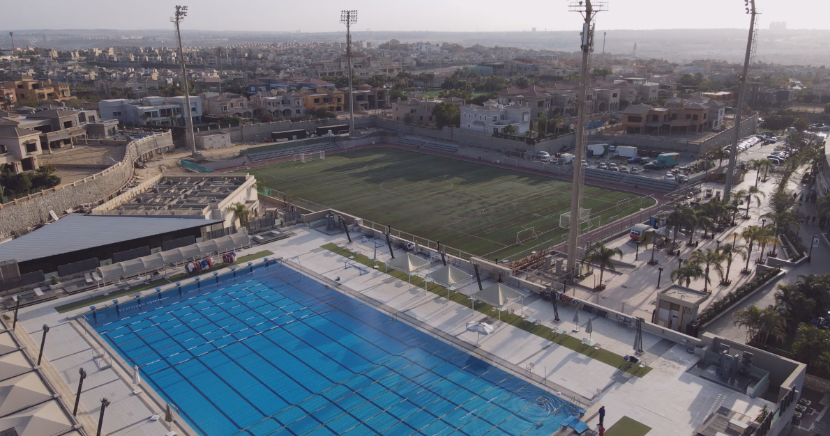 Video of a view of a football stadium