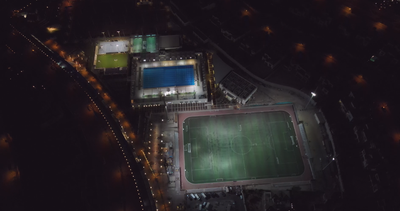 Video of a view of a football stadium