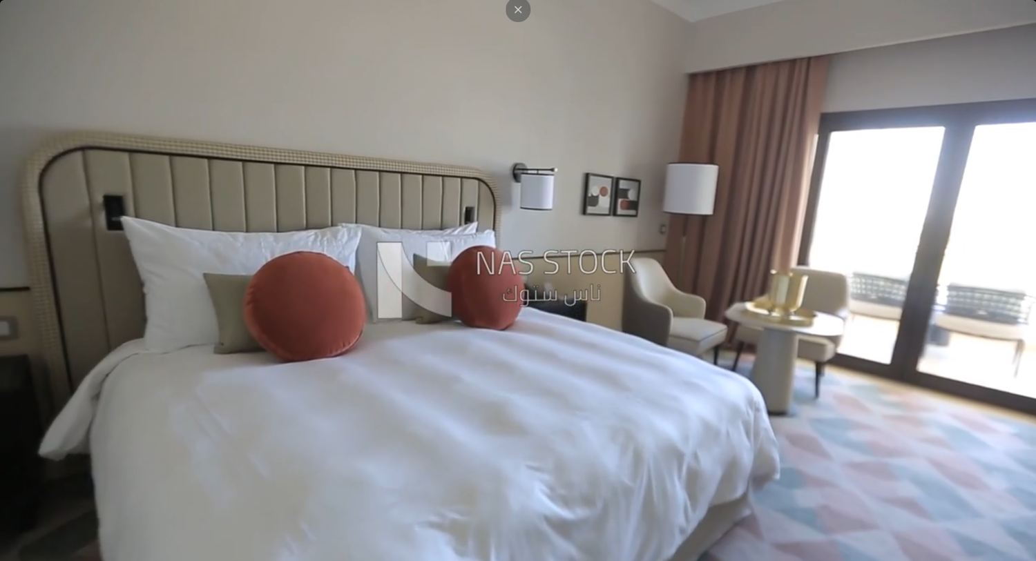 Video shows a room in the hotel