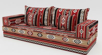 Traditional Arabic sofa with Gulf Majlis design