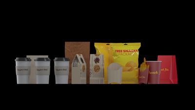 3D Model of a grocery store