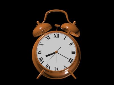 3D Alarm Clock Model