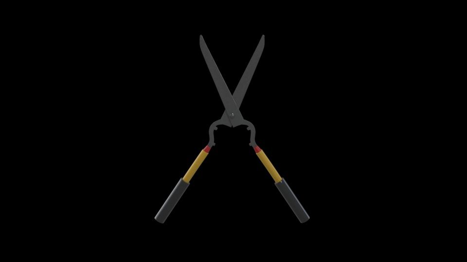 3D Model of a garden shears