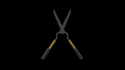 3D Model of a garden shears