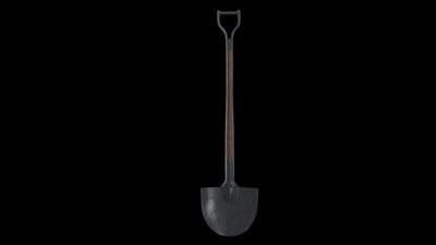 3D model of a shovel