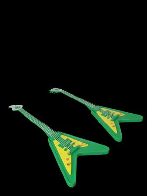 3D Model of an electric guitar