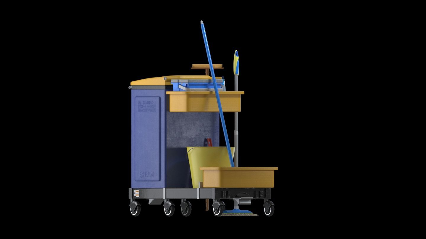 3D Model of a cleaning Set