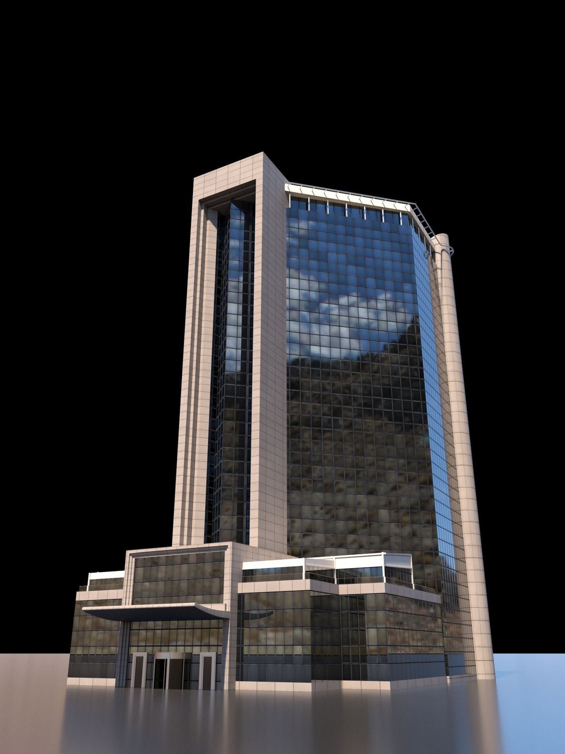 3D Model of the Venue Hotel in Jeddah, Saudi Arabia