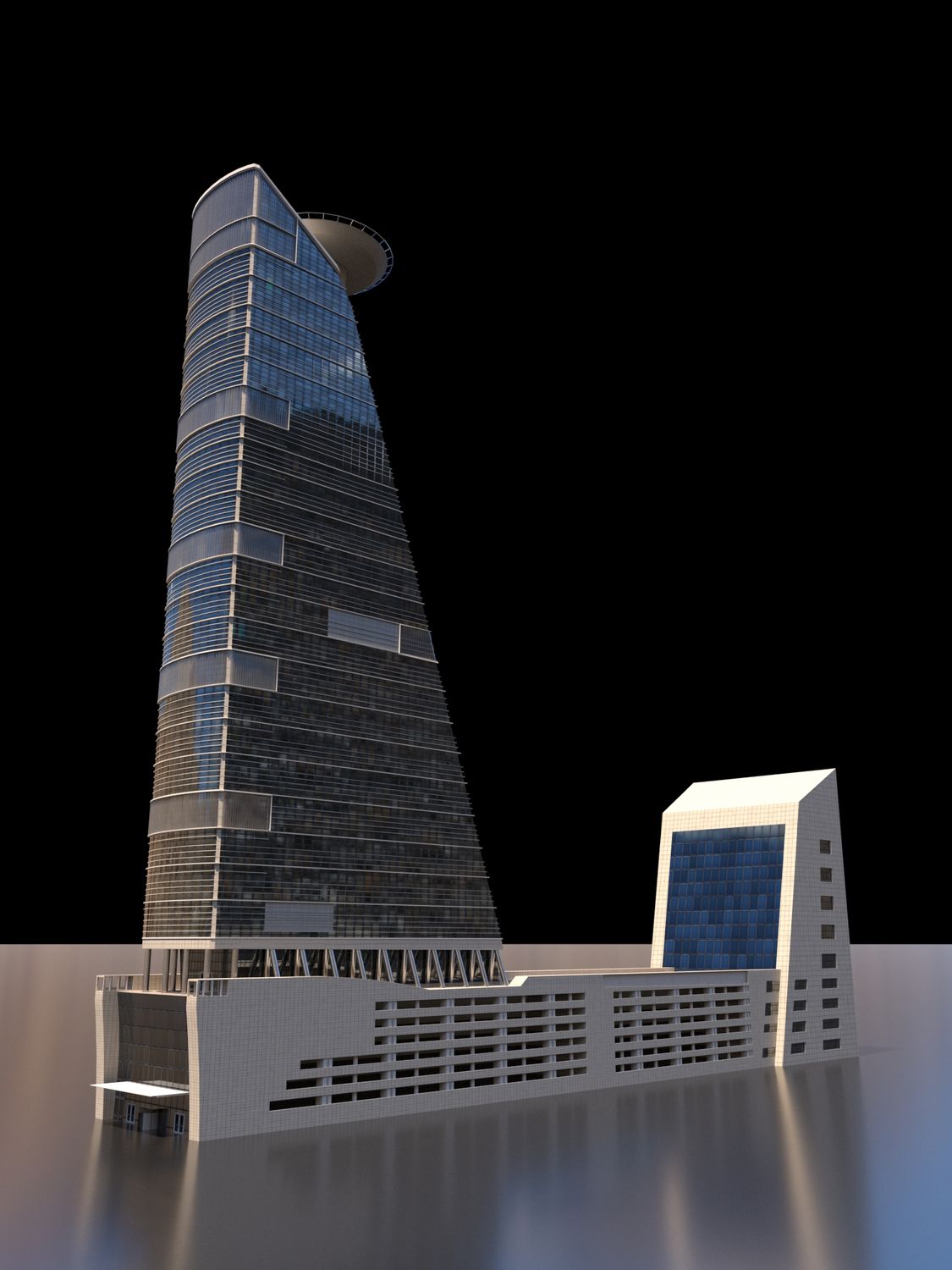 3D Model of the Headquarters Business Park in Jeddah