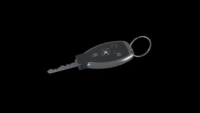 3D Model of a car key