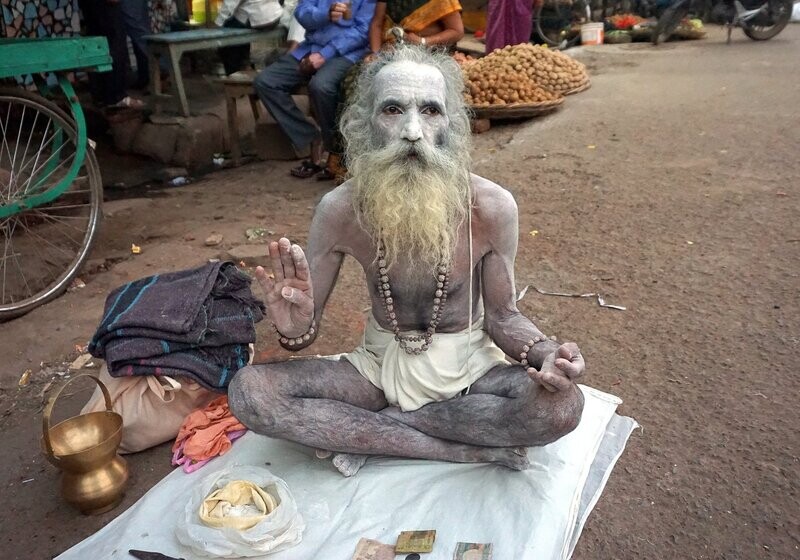 Sadhu in Ashes