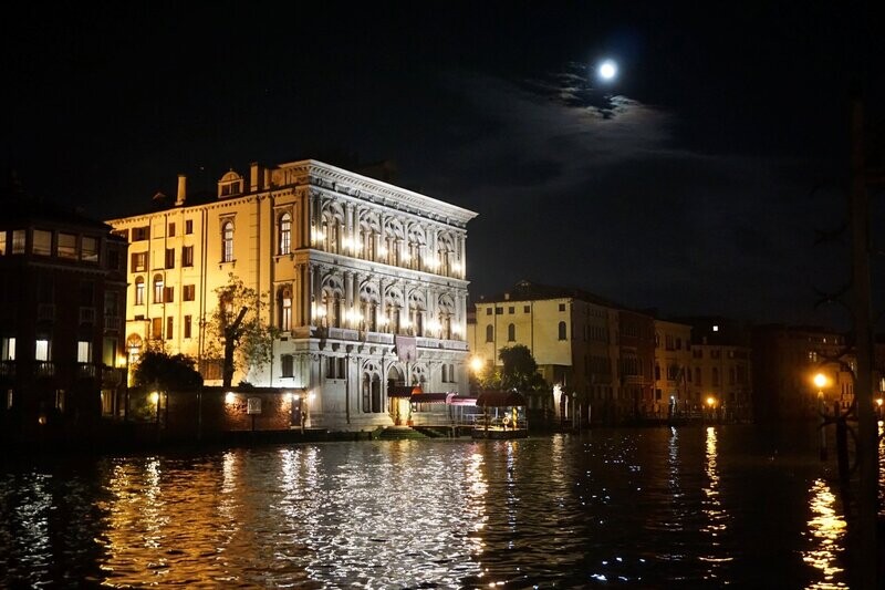 Moonlight on the Canal