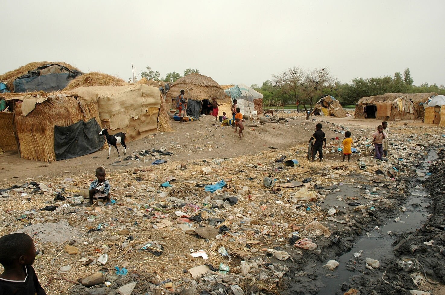 Filthy village