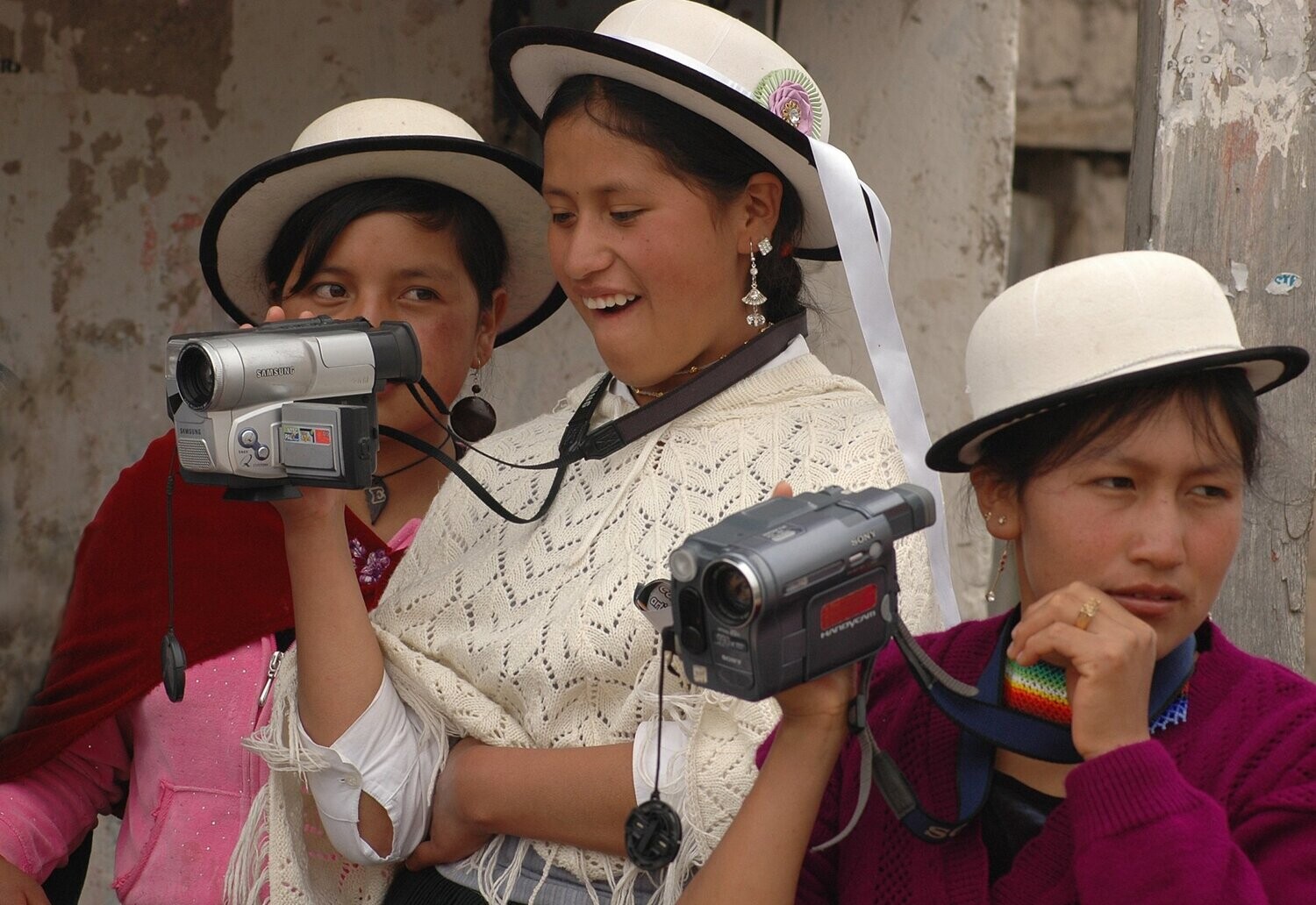 Video tapping the festival