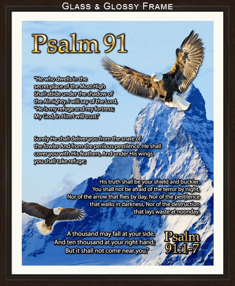"Psalm 91:1-7" Picture Frame