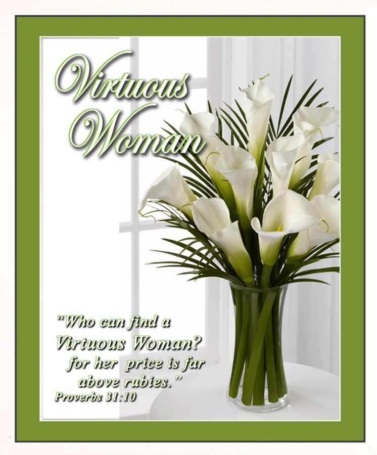 "Virtuous Woman" Picture Frame