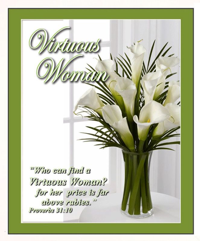 "Virtuous Woman" Picture Frame