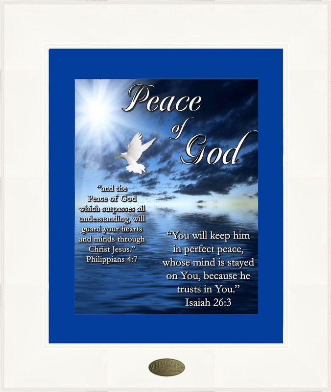 "Peace" Picture Frame