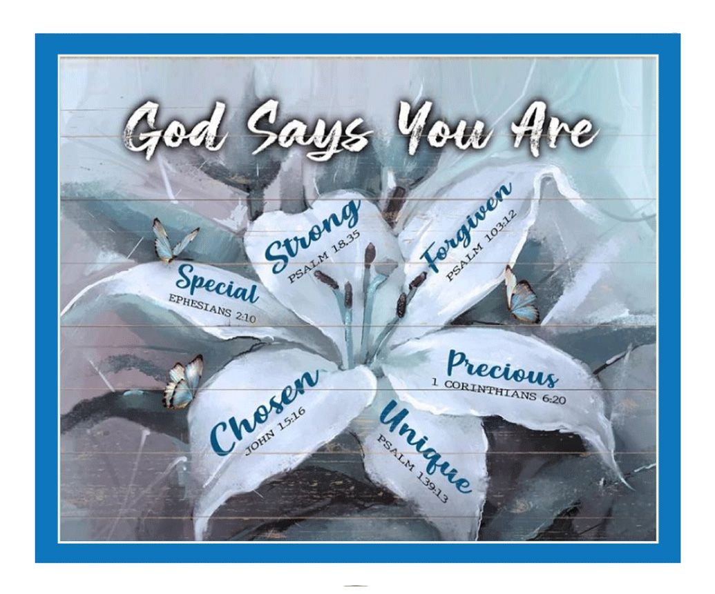 "God Says You Are" Picture Frame