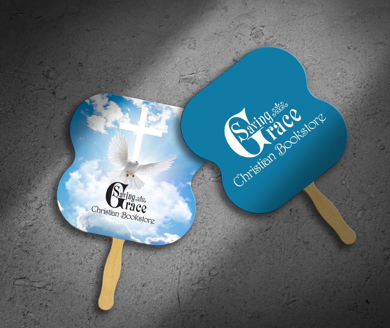Custom Hourglass Hand Fan