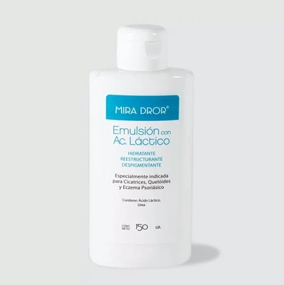 Emulsión corporal con ácido Lactico