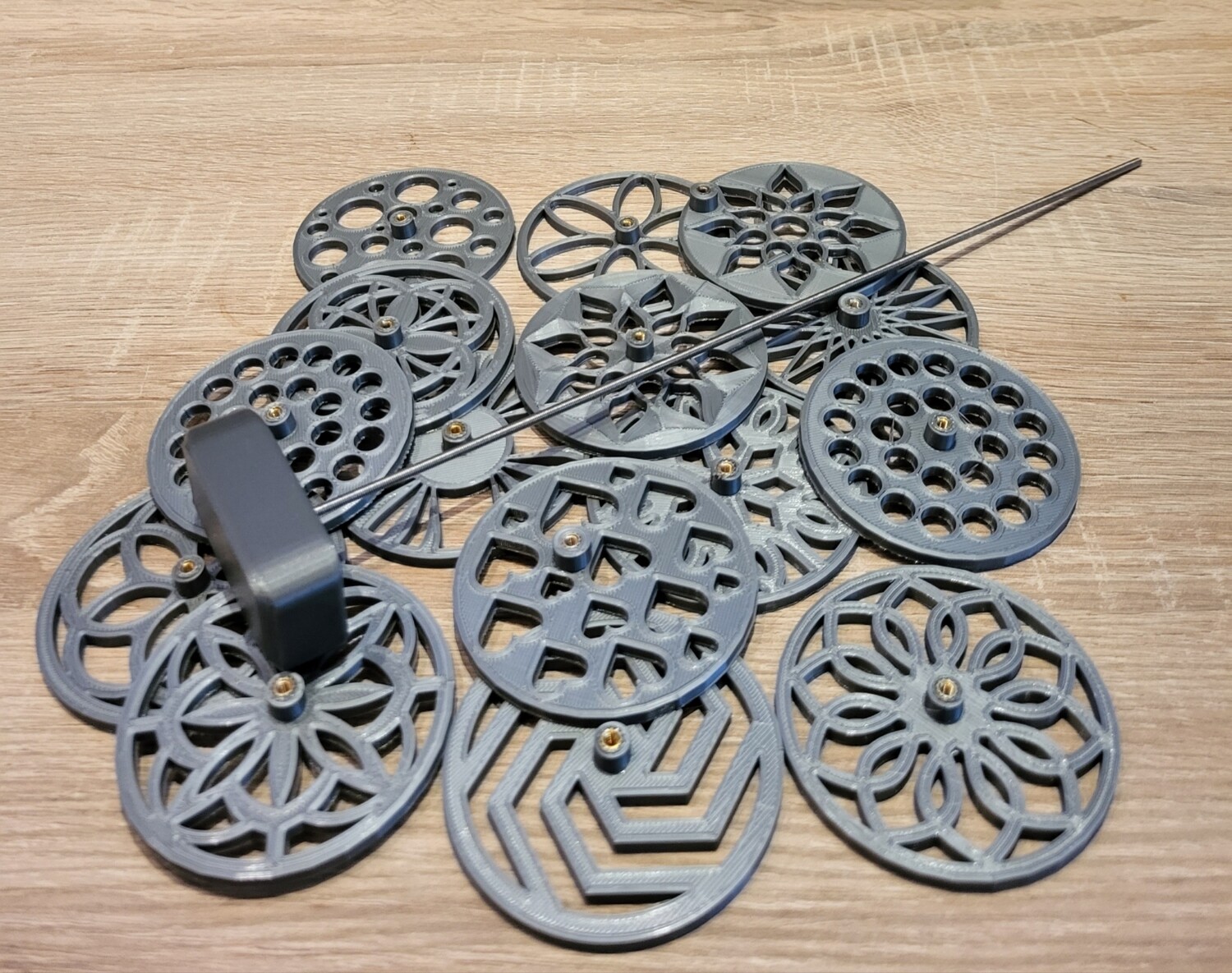 Scheiben für die Swirltechnik, diverse Motive/Größen 