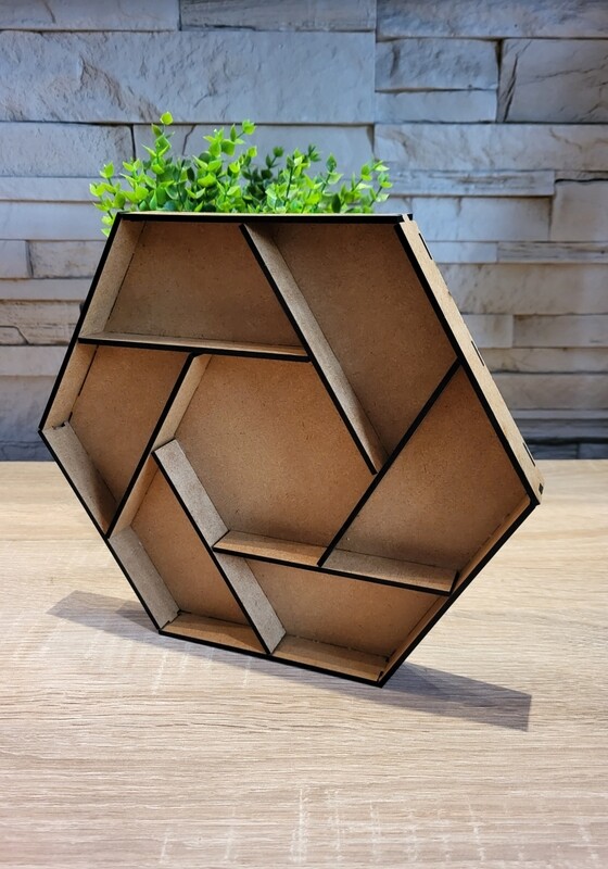 Organizer "Hexagon" aus Holz