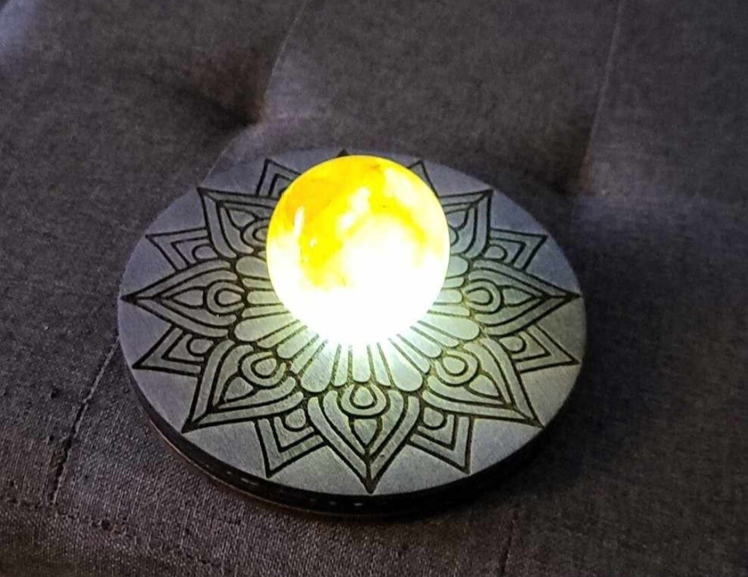 LED Leuchtteller aus Holz, in 2 Varianten und verschiedenen Farben