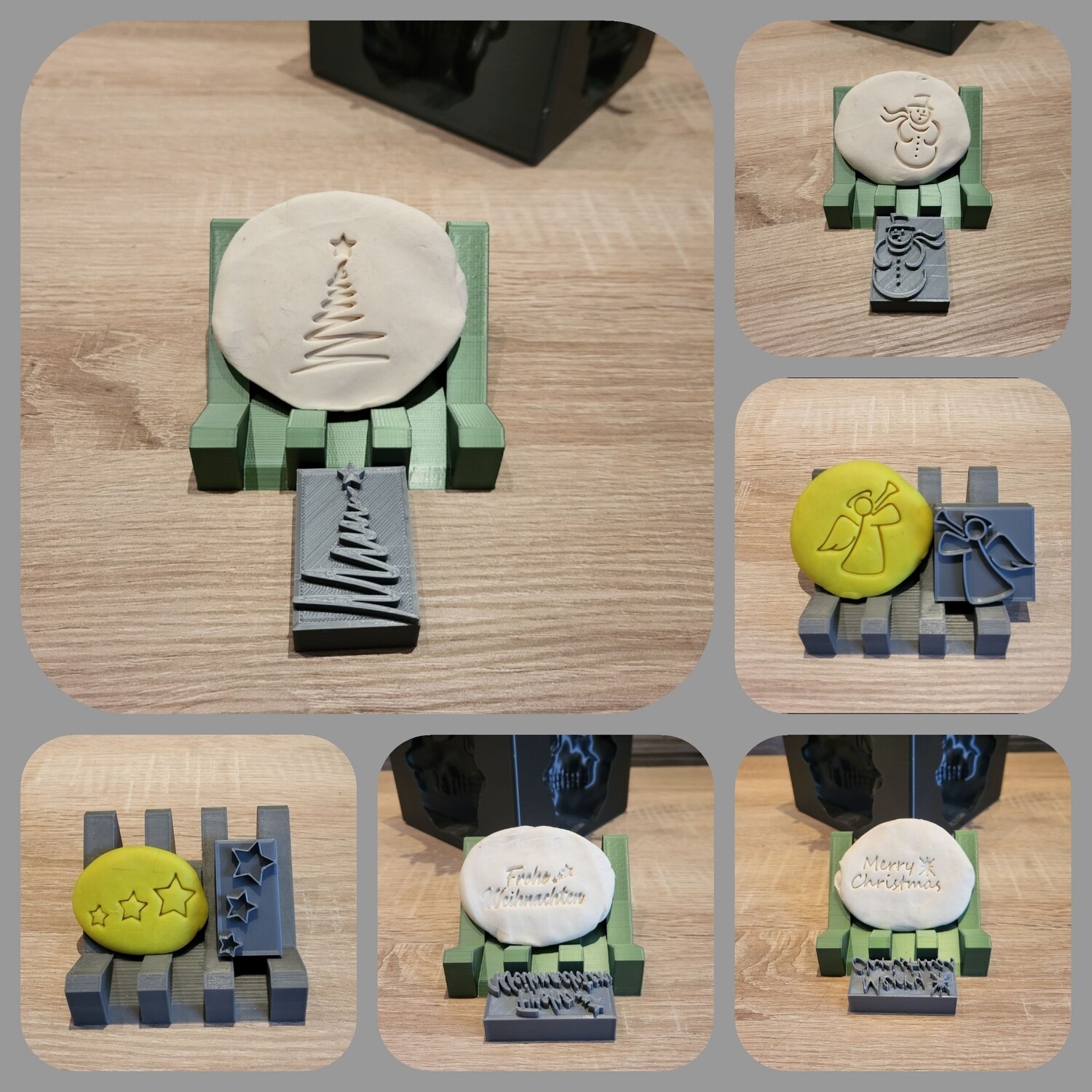 Stempel "Weihnachten" diverse Motive ab