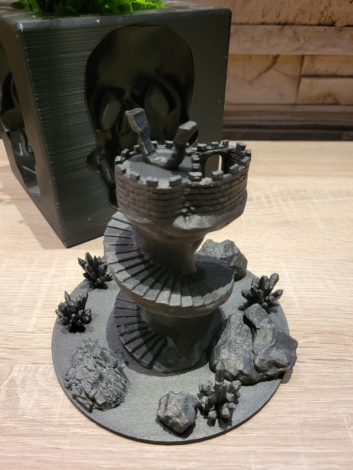Zubehör Kristall Drachen Turm, in verschiedenen Farben 