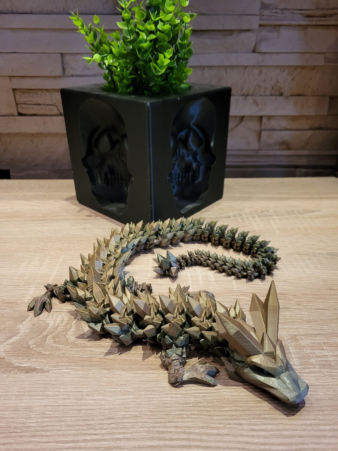 XL Kristall Drache in vielen verschiedenen Farben erhältlich