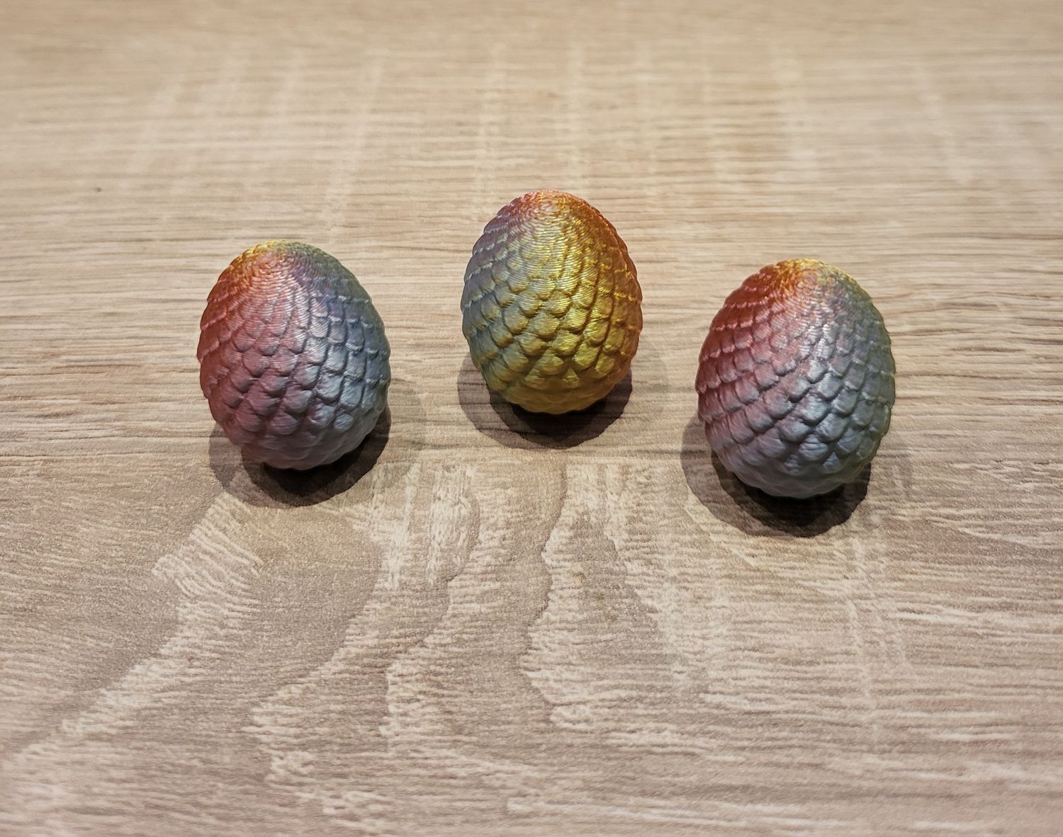 Zubehör Kristall Drachen mini Eier 3-er Set, in verschiedenen Farben erhältlich. 
