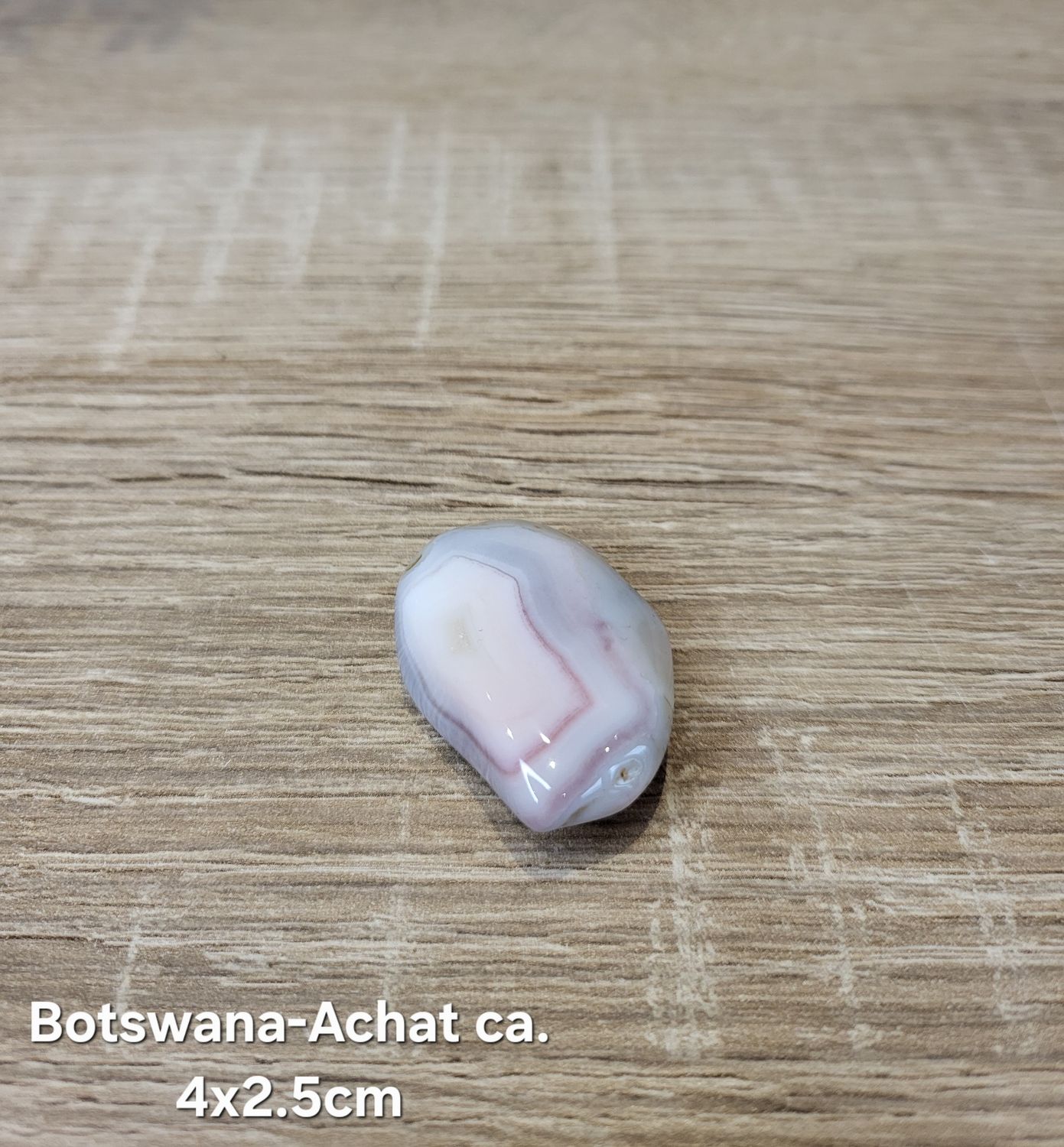 Rosa Botswana-Achat Trommelstein