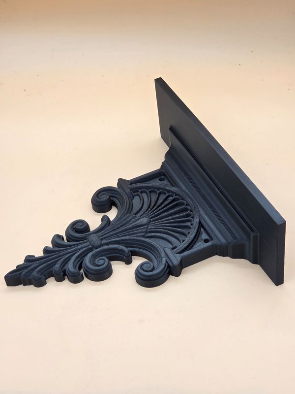 Wandregal mit Ablage "Lilie". In vielen verschiedenen Farben erhältlich.