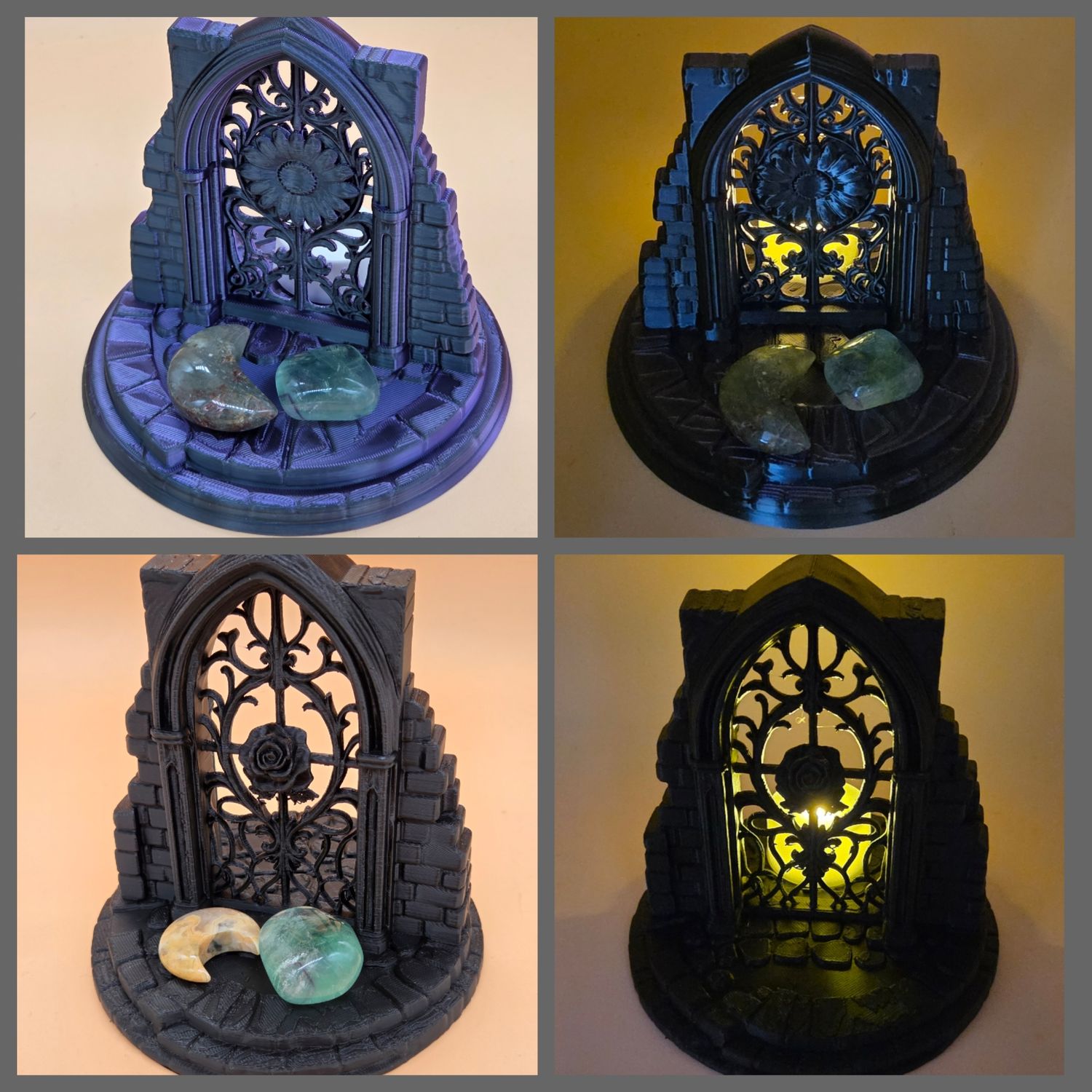 Deko Ruine in zwei Ausführungen (Rose oder Gerbera) und diversen Farben erhältlich.