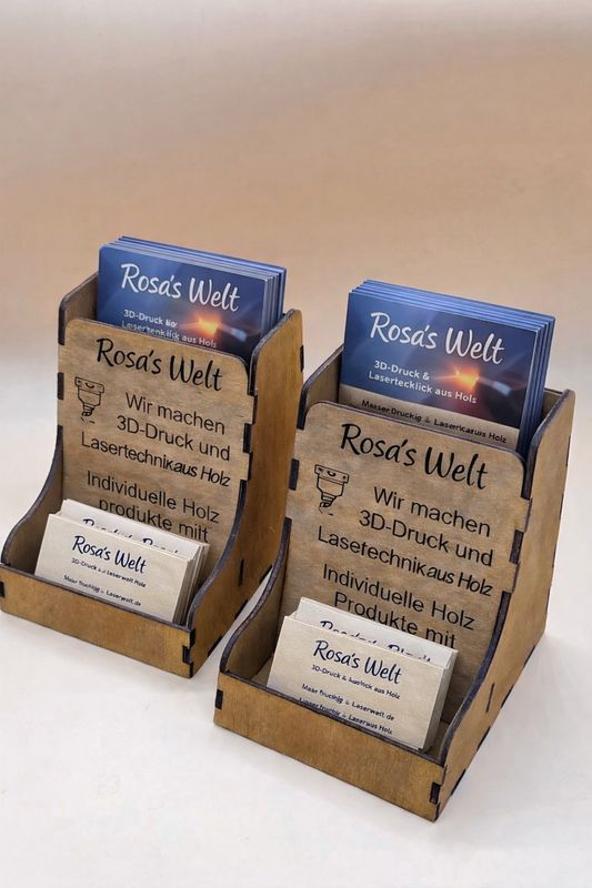 Display Marktständer Aufsteller für Flyer oder Prints aus Holz, handgefertigt. Mit Fach für Visitenkarten, in zwei Größen und verschiedenen Farben erhältlich. Personalisierbar, ab 39.95€ Display Marktständer Aufsteller für Flyer oder Prints aus Holz, handgefertigt. Mit Fach für Visitenkarten, in zwei Größen und verschiedenen Farben erhältlich. Personalisierbar, ab 39.95€