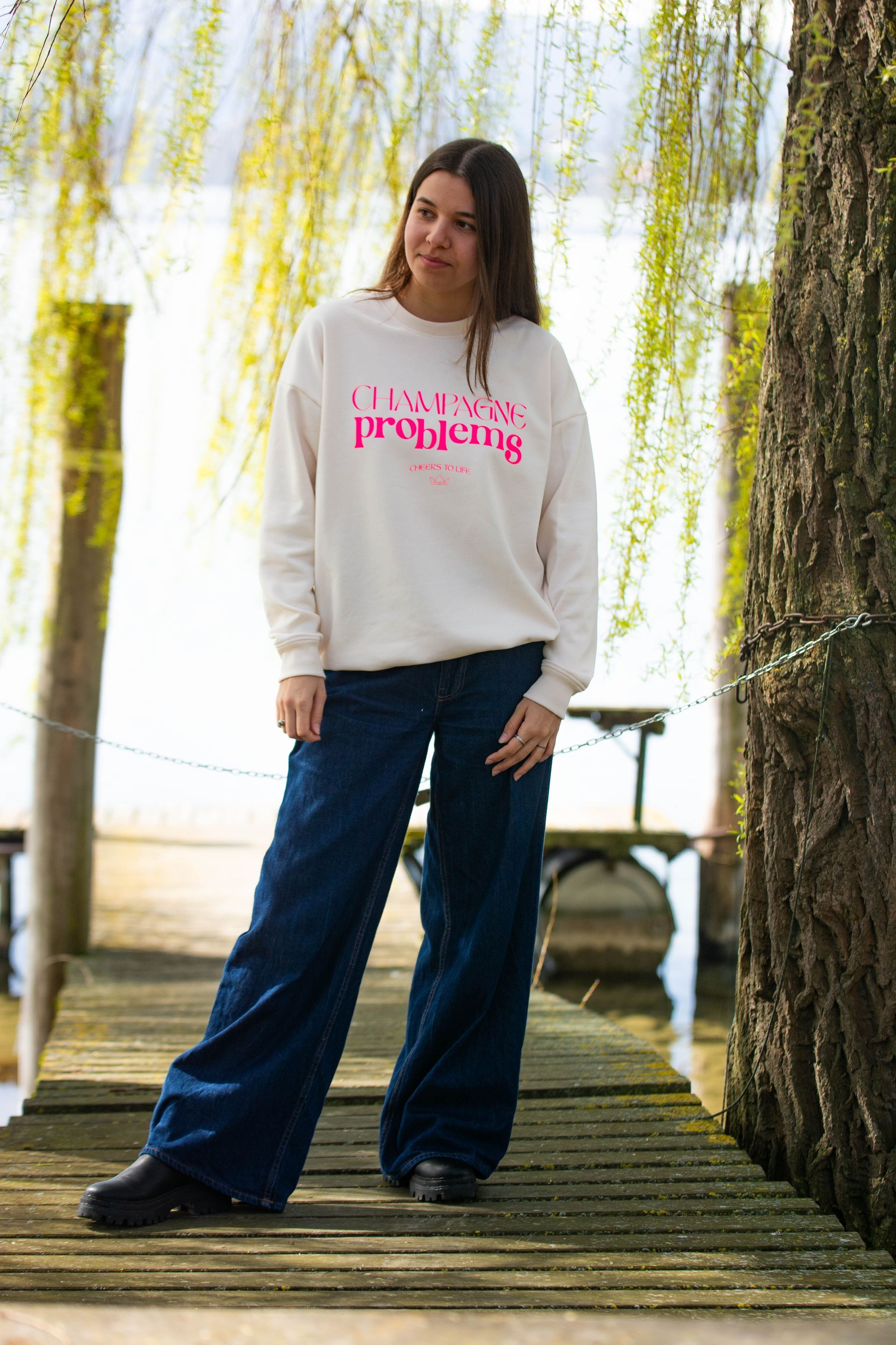 Sweater aus kuscheligem ORGANIC BRUSHED SWEAT 