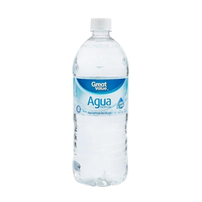 AGUA PURIFICADA 1 LT