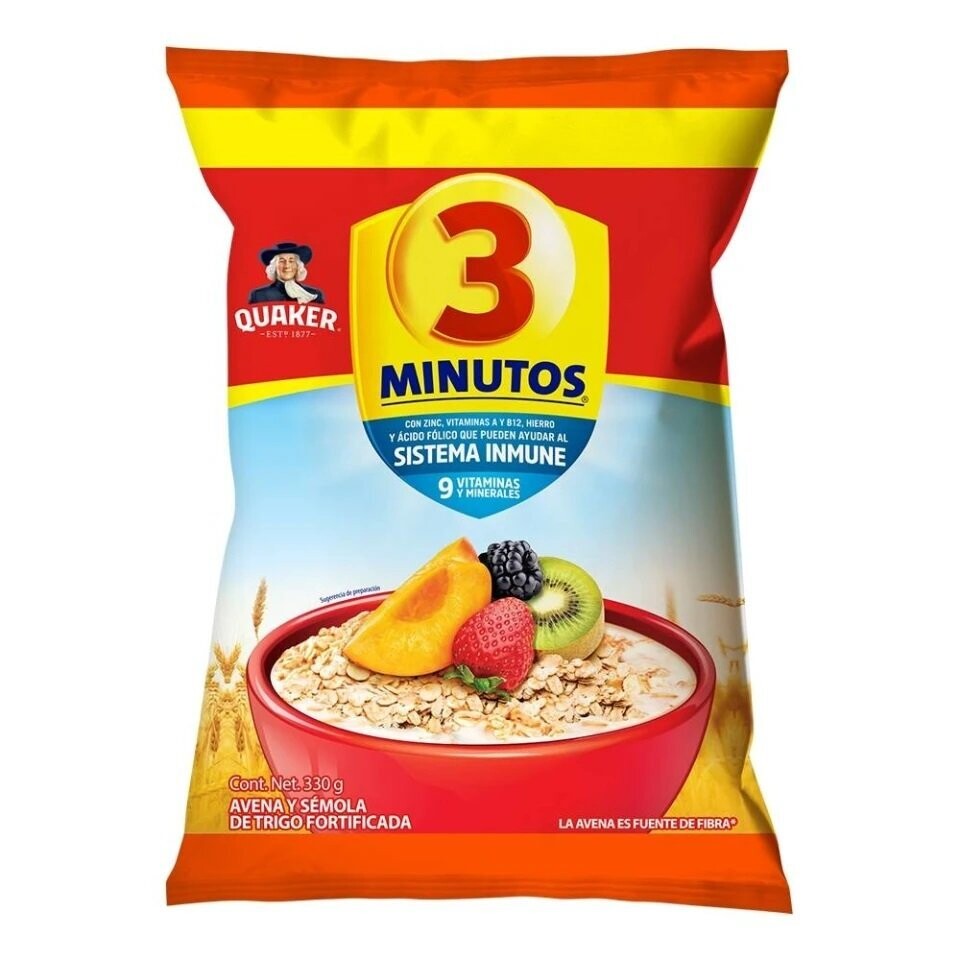 AVENA 3 MIN QUAKER 380Gr