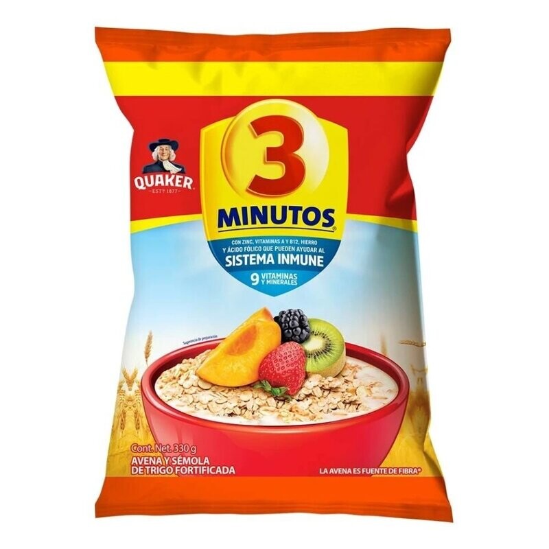 AVENA 3 MIN QUAKER 380Gr