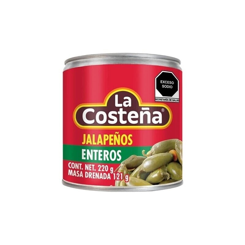 CHILE JALAPEÑO LA COSTEÑA 220G