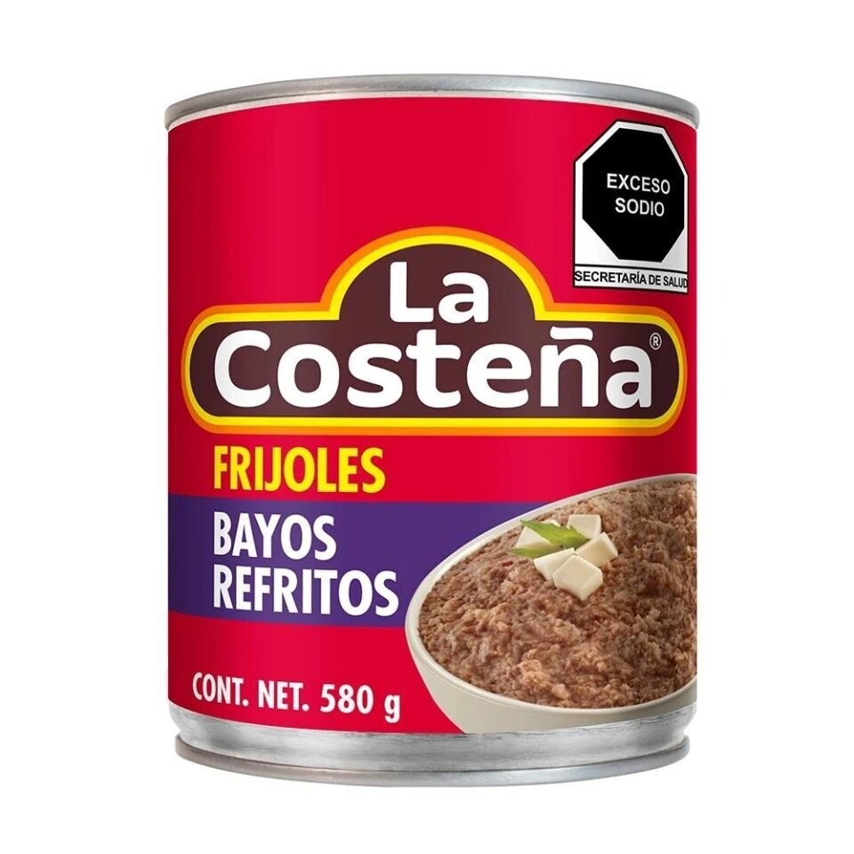 FRIJOLES REFRITOS LA COSTEÑA 580G