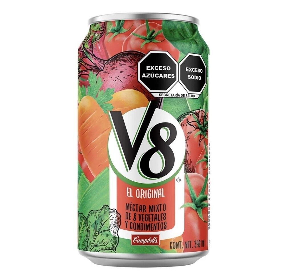 JUGO V8 ORIGINAL CAMPBELLS  340 ML