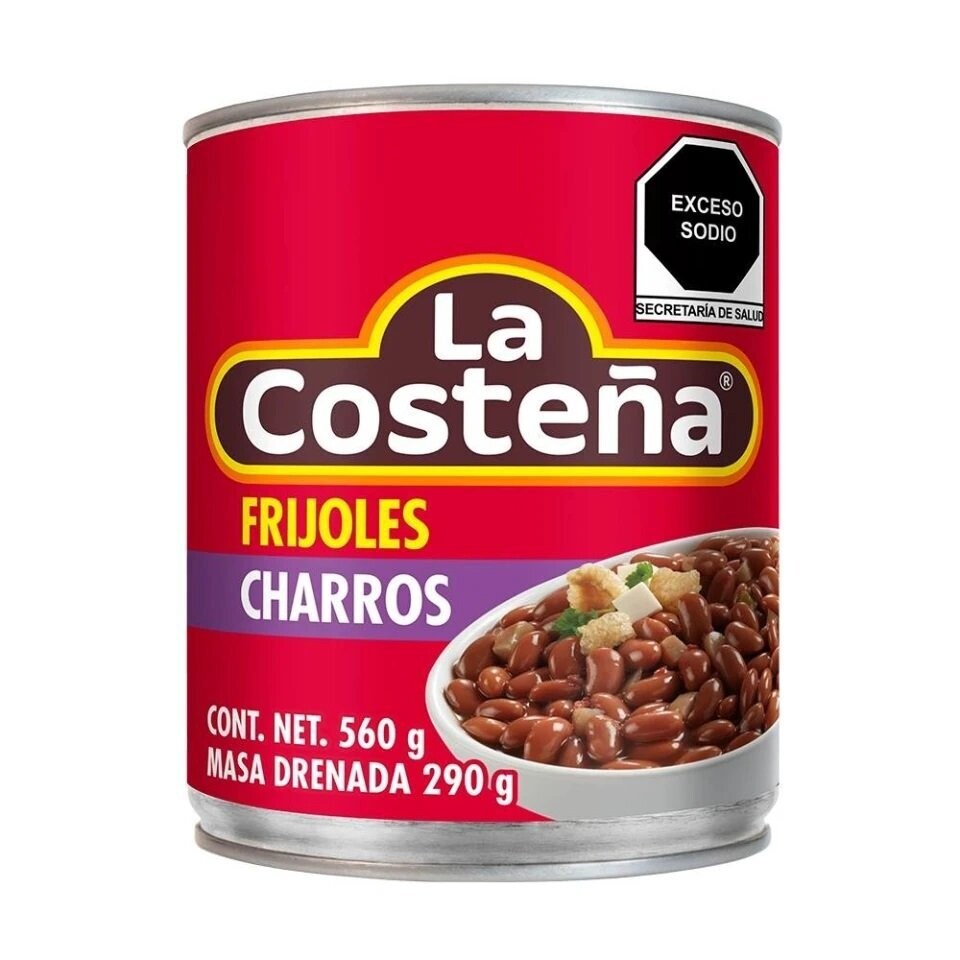 LA COSTEÑA FRIJOLES CHARROS 560 GR