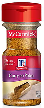 MCCORMICK CURRY EN POLVO 55G