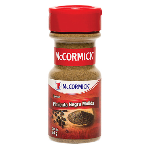 MCCORMICK PIMIENTA NEGRA MOLIDA 64G