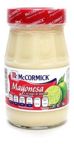 MAYONESA MCCORMICK LIMON 190 G